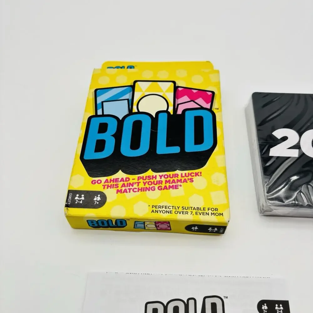 Bold card game ~ Mattel Games - Complete-NEW. Cards Sealed.